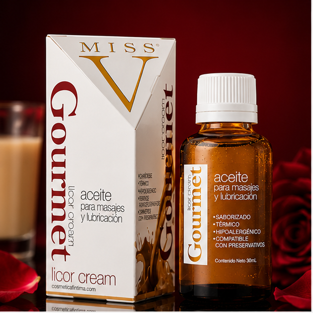 Aceite lub para masajes sabor Licor Cream 30 ml