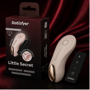 Little Secret: Vibrador para ropa interior con control remoto y pilas