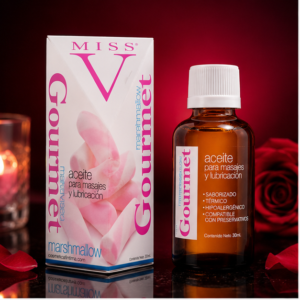 Aceite lub para masajes sabor marshmallow 30 ML