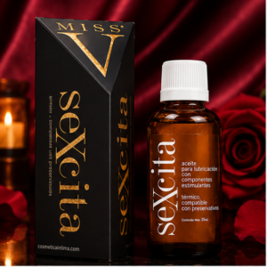 Aceite lubricante sexita con L-arginina, Damiana y Guaraná.