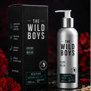 Lubricante Anal The Wild Boys con Avena y Malva 250g
