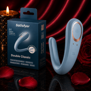 Satisfycer Double Classic estimulador para parejas con carga USB